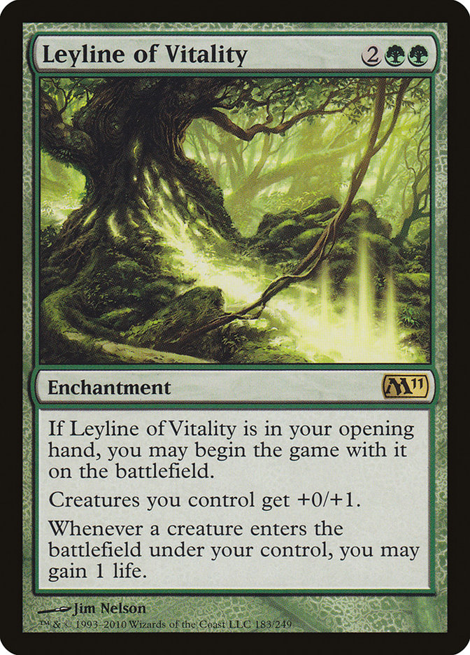 Leyline of Vitality [Magic 2011] 