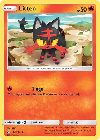 Litten (26/214) [Sun &amp; Moon: Unbroken Bonds] 
