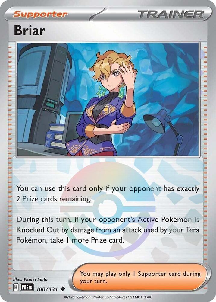 Briar (100/131) (Poke Ball Pattern) [Scarlet &amp; Violet: Prismatic Evolutions] 