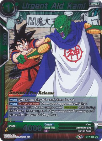 Urgent Aid Kami (BT7-066_PR) [Assault of the Saiyans Prerelease Promos] 
