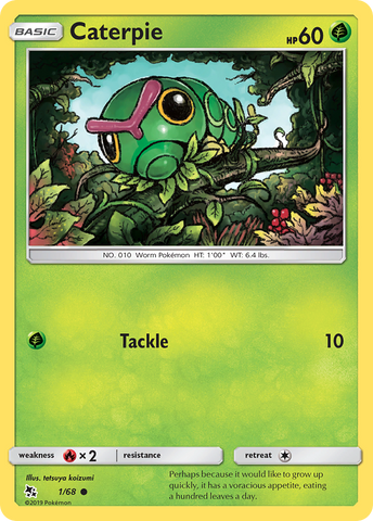Caterpie (1/68) [Sun &amp; Moon: Hidden Fates] 