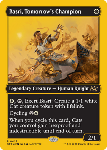 Basri, Tomorrow's Champion (First-Place Foil) [Aetherdrift] 