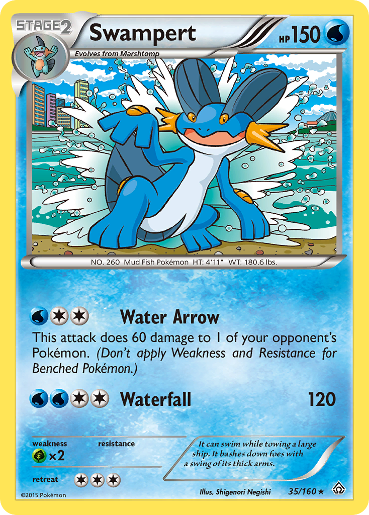 Swampert (35/160) [XY: Primal Clash] 