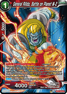 General Rilldo, Battle on Planet M-2 (BT17-019) [Ultimate Squad] 