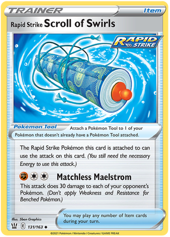 Rapid Strike Scroll of Swirls (131/163) [Sword &amp; Shield: Battle Styles] 
