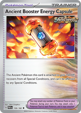 Ancient Booster Energy Capsule (159/182) [Scarlet &amp; Violet: Paradox Rift] 