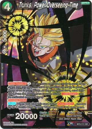 Trunks, Power Overseeing Time (BT3-111) [Cross Worlds]