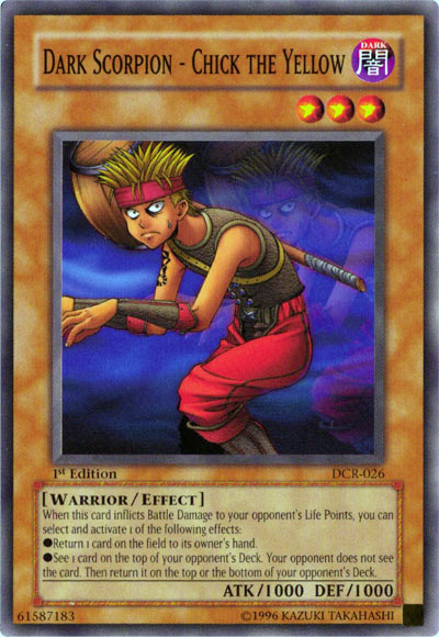 Dark Scorpion - Chick the Yellow [DCR-026] Common 