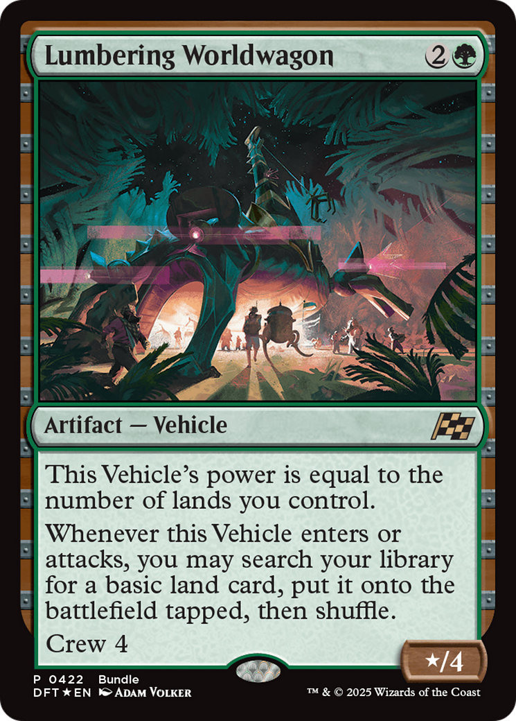 Lumbering Worldwagon [Aetherdrift Promos]