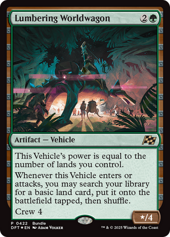 Lumbering Worldwagon [Aetherdrift Promos] 