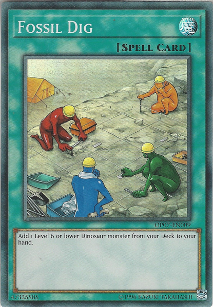 Fossil Dig [OP07-EN009] Super Rare 
