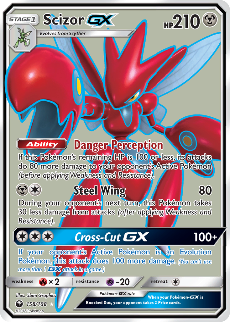 Scizor GX (158/168) [Sun &amp; Moon: Celestial Storm] 