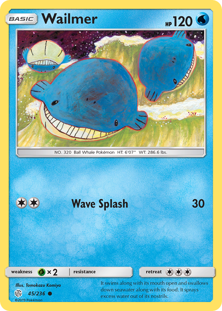 Wailmer (45/236) [Sun &amp; Moon: Cosmic Eclipse] 