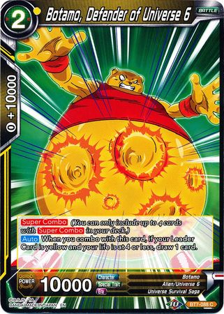 Botamo, Defender of Universe 6 (BT7-088) [Assault of the Saiyans] 