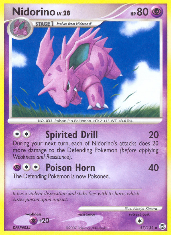 Nidorino (57/132) [Diamond &amp; Pearl: Secret Wonders] 