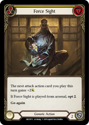 Force Sight (Yellow) [ARC207-C] (Arcane Rising) 1st Edition Rainbow Foil 