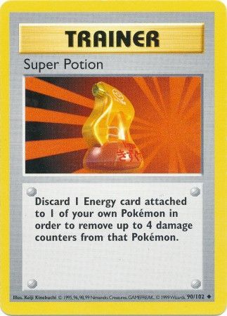 Super Potion (90/102) [Base Set Shadowless Unlimited] 