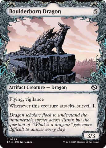 Boulderborn Dragon (Showcase) [Tarkir: Dragonstorm] 