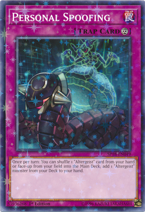 Personal Spoofing [SP18-EN049] Starfoil Rare 