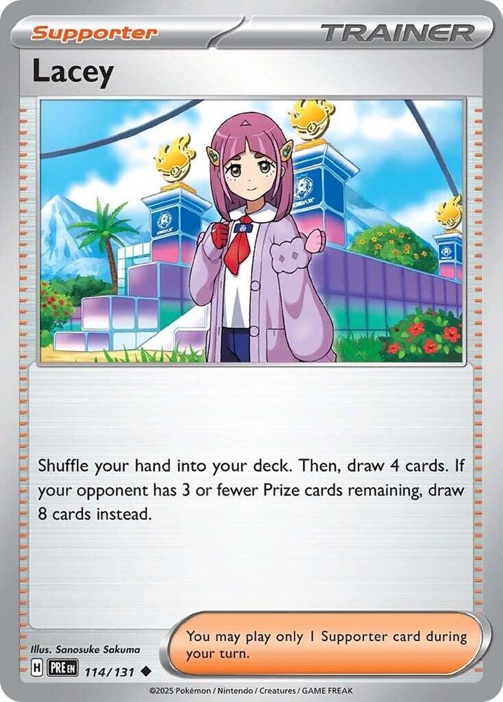 Lacey (114/131) [Scarlet &amp; Violet: Prismatic Evolutions] 