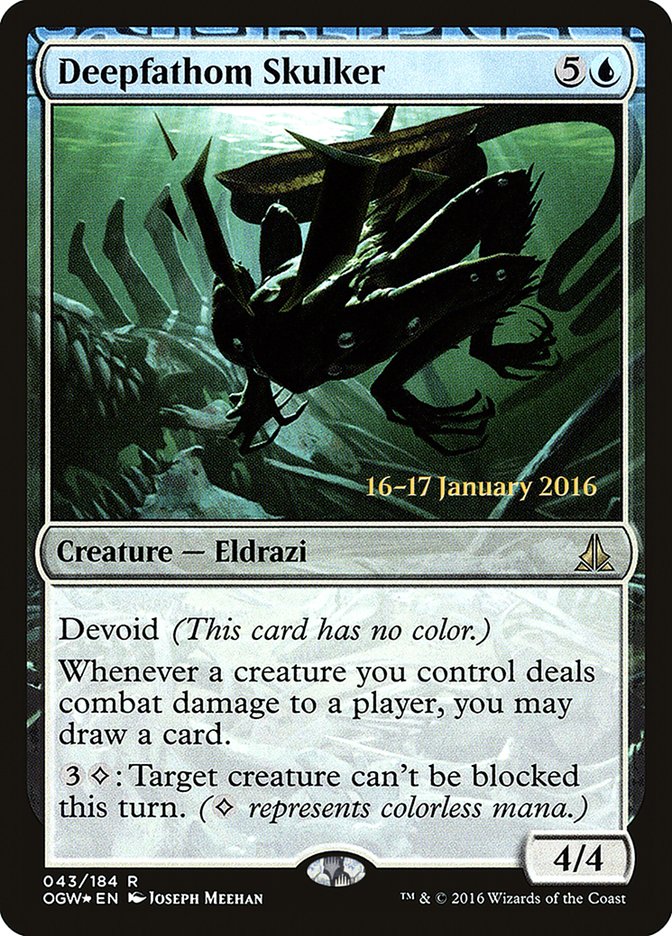 Deepfathom Skulker [Oath of the Gatewatch Prerelease Promos] 