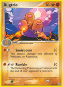 Dugtrio (22/112) [EX: FireRed &amp; LeafGreen] 