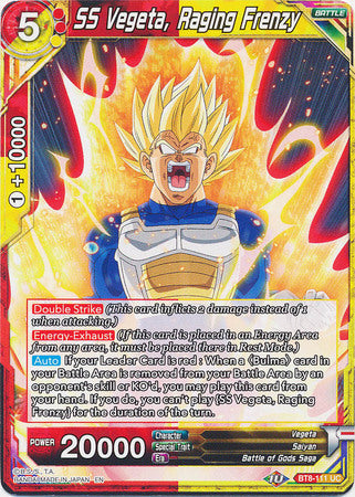 SS Vegeta, Raging Frenzy (BT8-111) [Malicious Machinations]