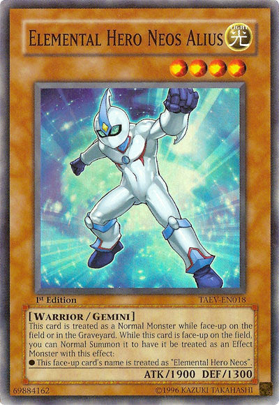 Elemental Hero Neos Alius [TAEV-EN018] Super Rare 