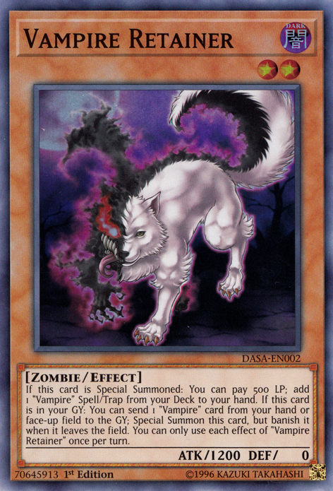 Vampire Retainer [DASA-EN002] Super Rare 