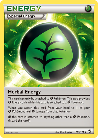 Herbal Energy (103/111) [XY: Furious Fists] 