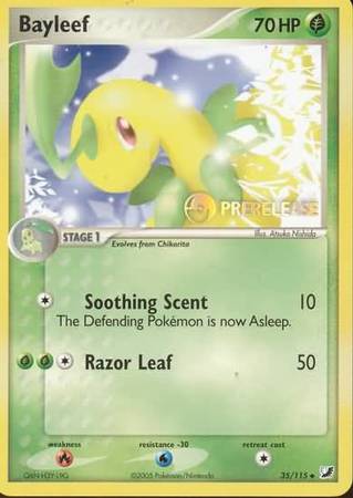 Bayleef (35/115) (Prerelease Promo) [Nintendo: Black Star Promos] 