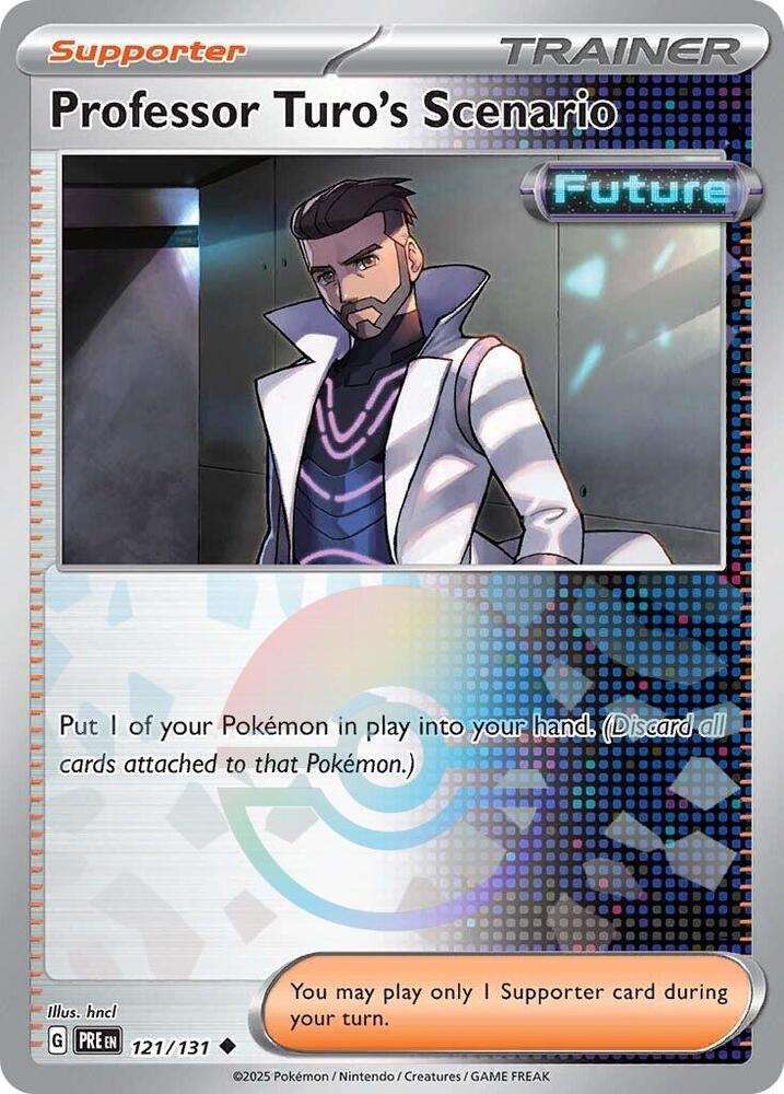 Professor Turo's Scenario (121/131) (Poke Ball Pattern) [Scarlet &amp; Violet: Prismatic Evolutions] 