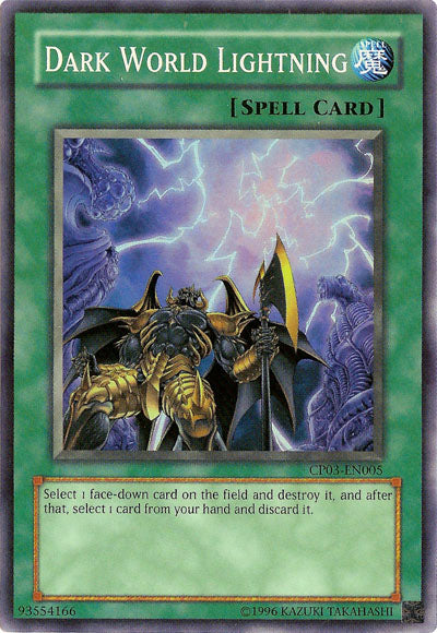 Dark World Lightning [CP03-EN005] Super Rare 
