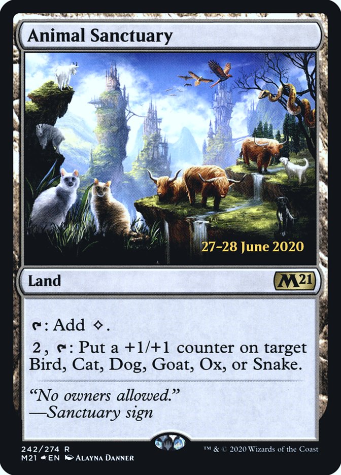 Animal Sanctuary [Core Set 2021 Prerelease Promos] 