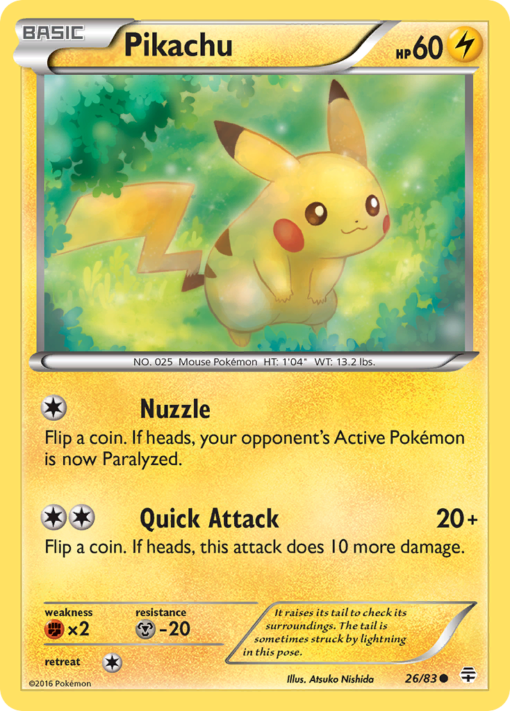 Pikachu (26/83) [XY: Generations] 