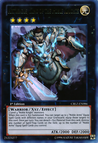 Artorigus, King of the Noble Knights [CBLZ-EN086] Ultra Rare 
