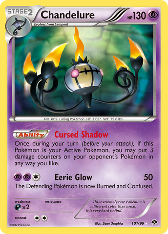 Chandelure (101/99) [Black &amp; White: Next Destinies] 