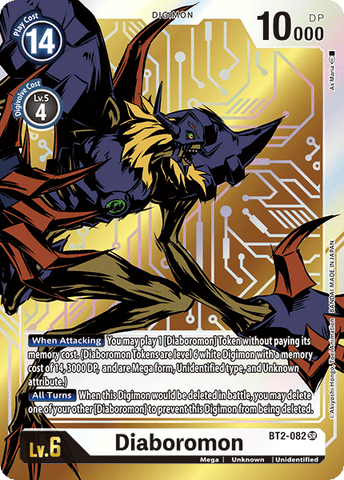 Diaboromon [BT2-082] (Alternate Art) [Release Special Booster Ver.1.0] 