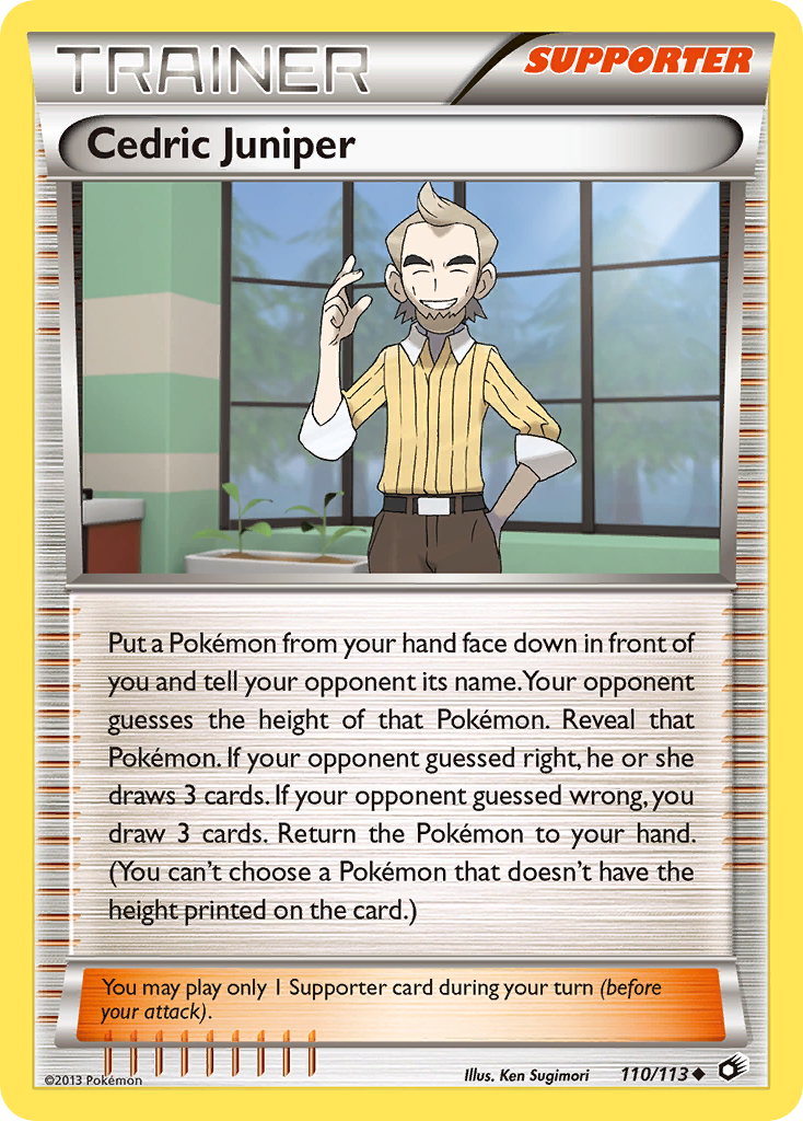 Cedric Juniper (110/113) [Black &amp; White: Legendary Treasures] 
