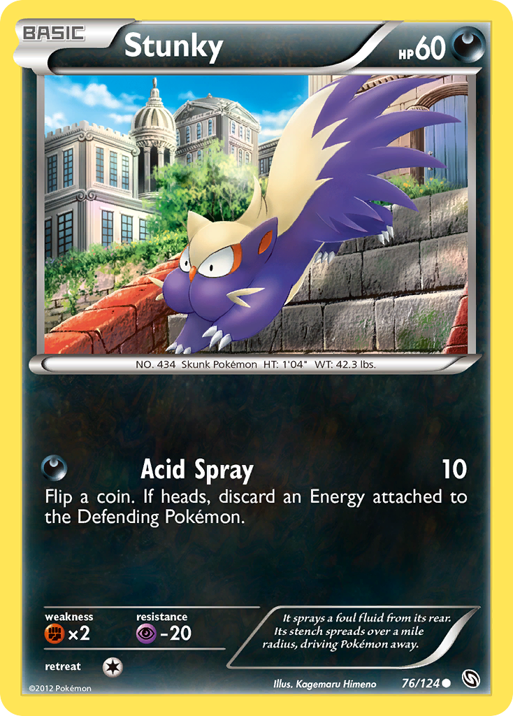 Stunky (76/124) [Black &amp; White: Dragons Exalted] 