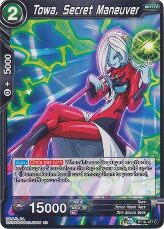 Towa, Secret Maneuver (BT10-137) [Rise of the Unison Warrior 2nd Edition] 