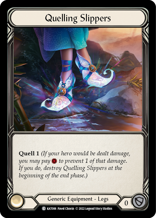 Quelling Slippers [KAT006] (Outsiders Katsu Blitz Deck) 
