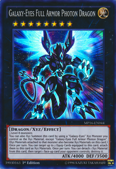 Galaxy-Eyes Full Armor Photon Dragon [MP16-EN044] Super Rare 