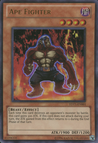 Ape Fighter (5D's Duel Transer) [YDT1-EN001] Ultra Rare 