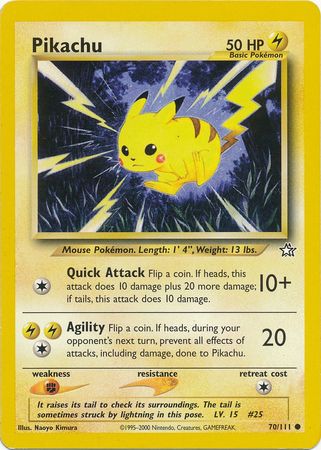 Pikachu (70/111) [Neo Genesis Unlimited] 
