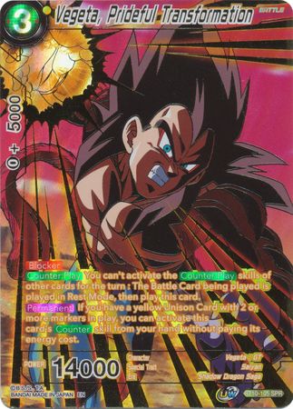 Vegeta, Prideful Transformation (SPR) (BT10-105) [Rise of the Unison Warrior 2nd Edition] 