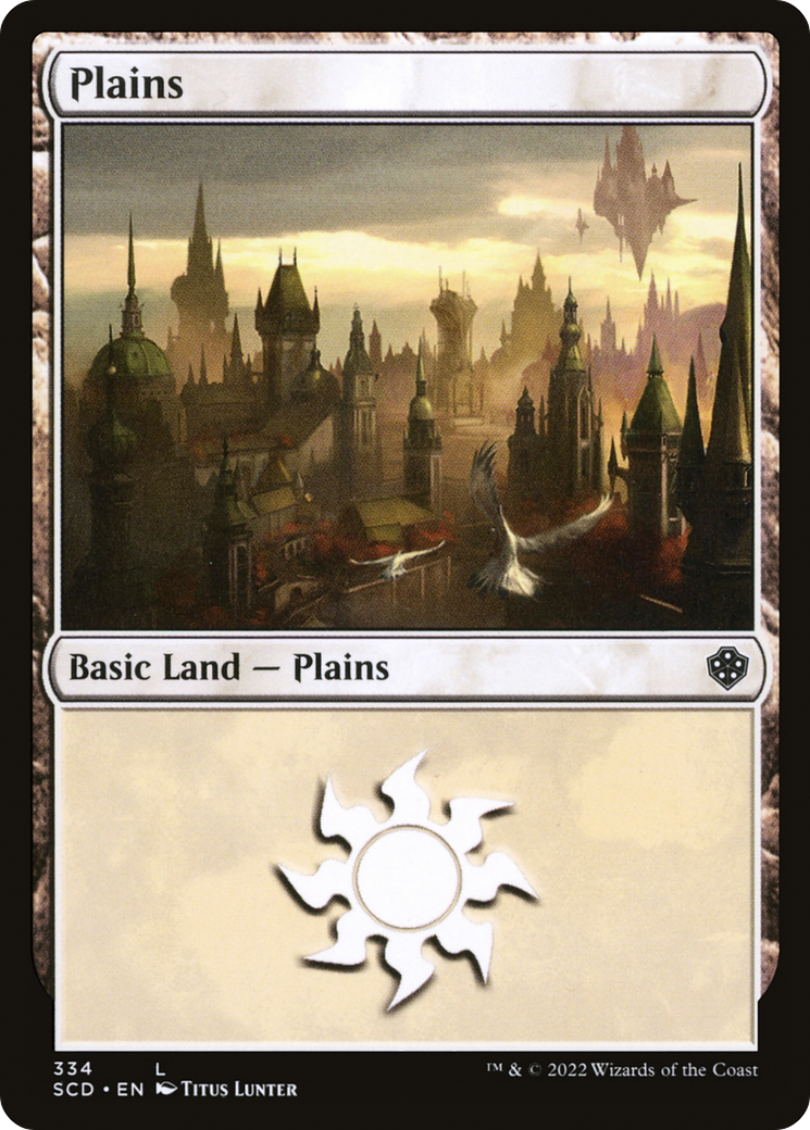 Plains (334) [Starter Commander Decks]