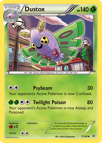 Dustox (7/108) [XY: Roaring Skies] 