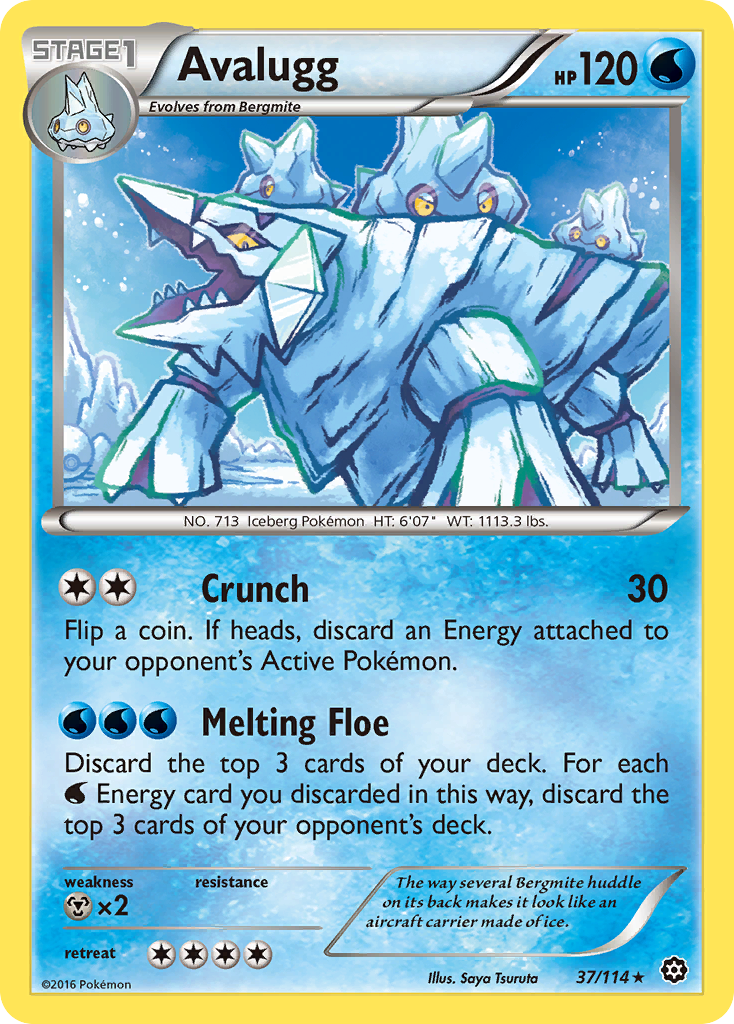 Avalugg (37/114) [XY: Steam Siege] 