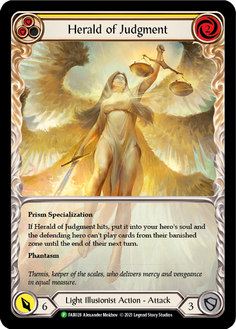 Herald of Judgment [FAB028] (Promo) Rainbow Foil 